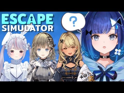 【Escape Simulator】先輩方と協力脱出ゲーム！！【ぶいすぽっ！ / 紡木こかげ】